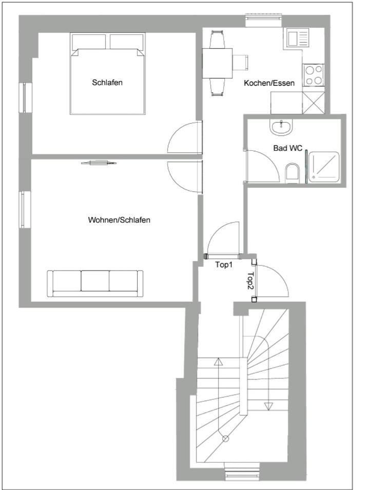 Idyllische Suite In Zentrumsnaehe Mit Parkplatz Top 1 格蒙登 外观 照片
